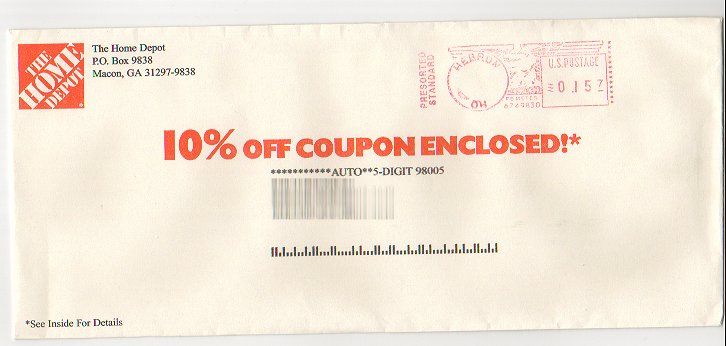 Envelopes com coupon code